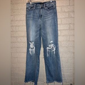 Judy Blue Light Wash Straight Leg 9/29